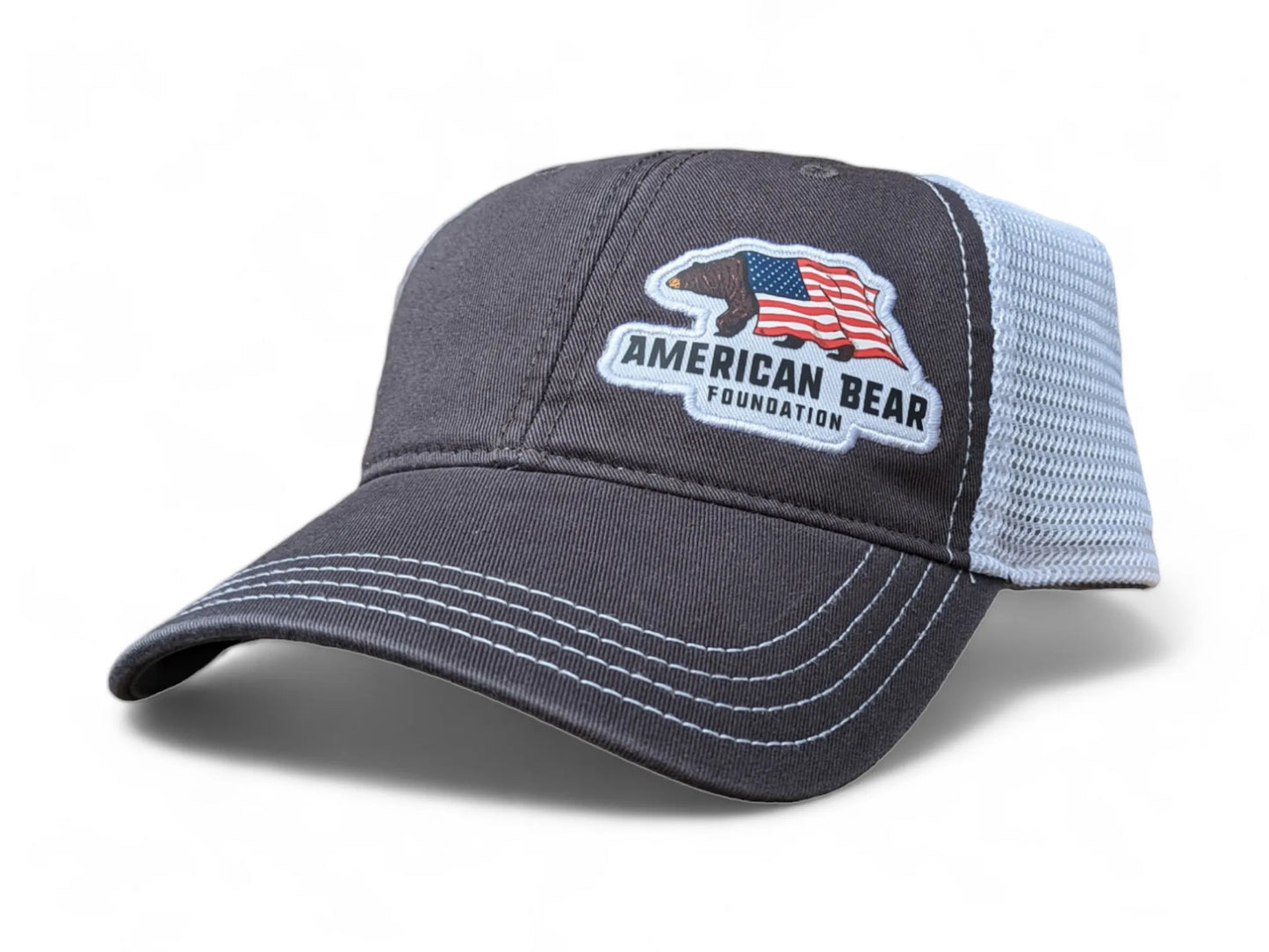 ABF American Flag "Dad Hat" Charcoal/White