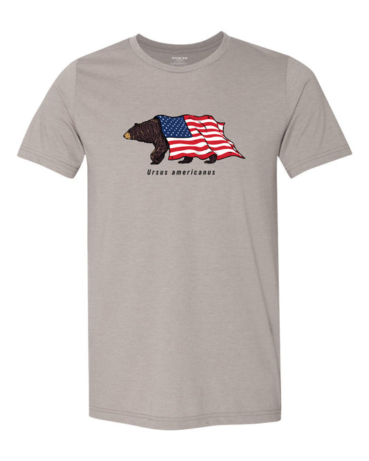 Ursus americanus - America Flag Shirt